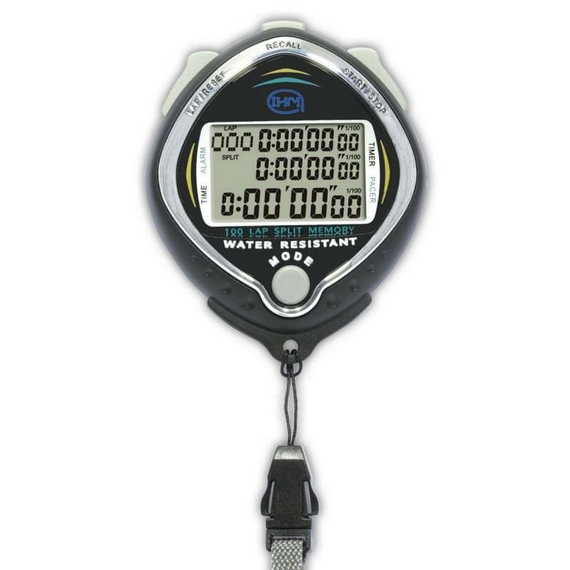 Chronometre professionnel IHM 100 memoires - 12 fonctions 0366CE
