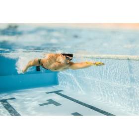 Plaquettes Natation FINIS Forearm Fulcrum Senior Jaunes