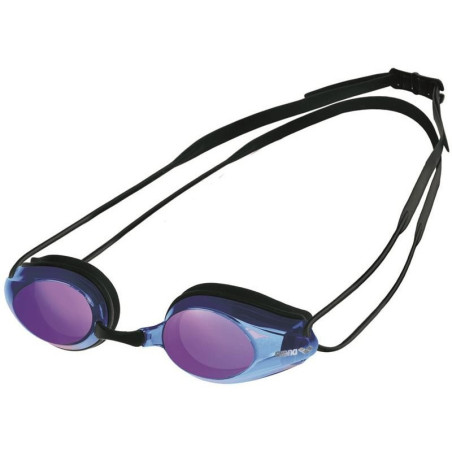Lunettes Arena TRACKS MIRROR - Black Blue Multi Black - Lunettes Natation
