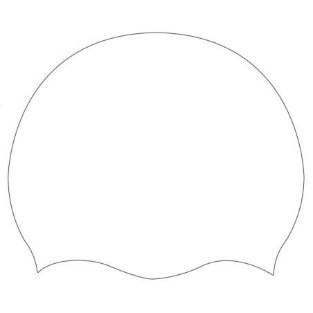 Bonnet SWEAMS White - Bonnet de bain silicone | Les4Nages