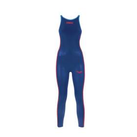 ARENA Powerskin Femme Open Water R-Evo+ Full Body - Closed Back (Dos Fermé) - OCEAN BLUE