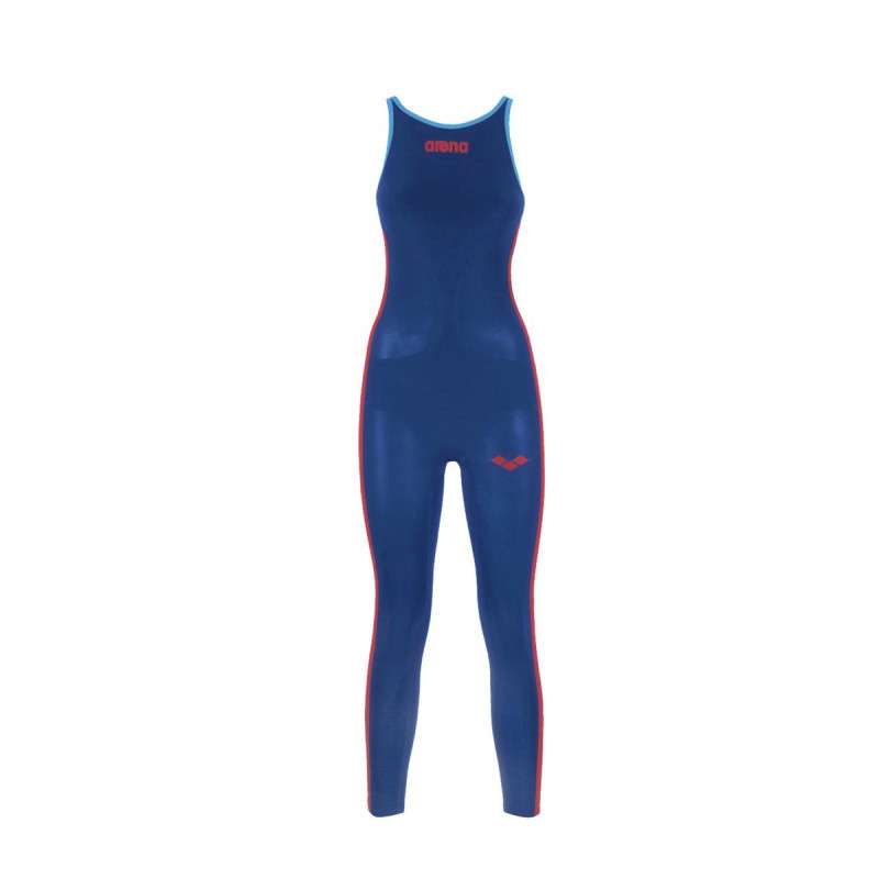 ARENA Powerskin Femme Open Water R-Evo+ Full Body - Closed Back (Dos Fermé) - OCEAN BLUE