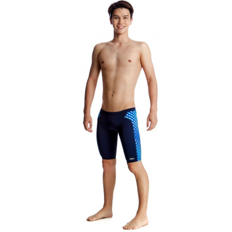 Funky Trunks Boy Vapour Scale - Jammer Natation Garçon | Les4Nages Funky Trunks Boy Vapour Scale - Jammer Natation Garçon | Les4Nages