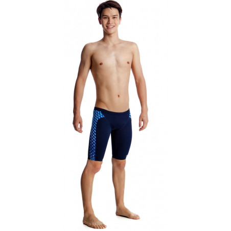 Funky Trunks Boy Vapour Scale - Jammer Natation Garçon | Les4Nages Funky Trunks Boy Vapour Scale - Jammer Natation Garçon | Les4Nages
