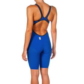 ARENA Powerskin Carbon Air² 2 Femme - Electric Blue - Dos Ouvert - Combinaison Natation Femme