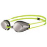 Arena TRACKS MIRROR Junior - Silver Black Fluo Yellow - Lunettes Natation Junior