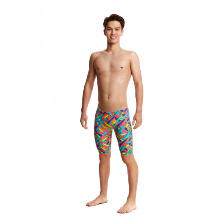Funky Trunks Boy Panel Pop - Jammer Natation Garçon | Les4Nages Funky Trunks Boy Panel Pop - Jammer Natation Garçon | Les4Nages
