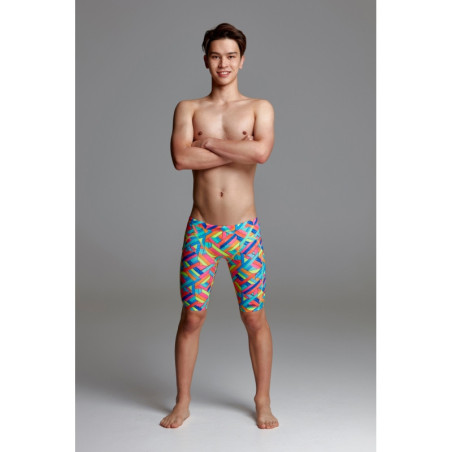Funky Trunks Boy Panel Pop - Jammer Natation Garçon | Les4Nages Funky Trunks Boy Panel Pop - Jammer Natation Garçon | Les4Nages
