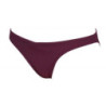 Bas de Maillot 2 pièces ARENA Solid Bottom Red Wine Shiny Pink