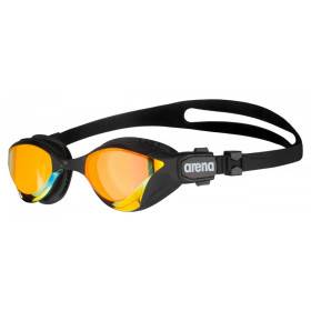 ARENA Cobra TRI SWIPE Mirror - Yellow Copper Black - Lunettes Triathlon et Eau Libre Noir et Jaune