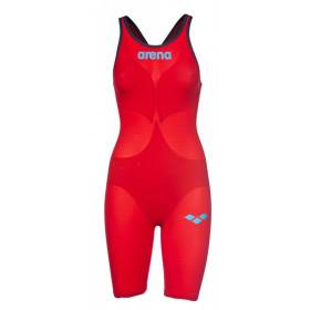 ARENA Powerskin Carbon Air² 2 Femme - Red - Dos Ouvert - Combinaison Natation Femme