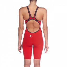 ARENA Powerskin Carbon Air² 2 Femme - Red - Dos Ouvert - Combinaison Natation Femme