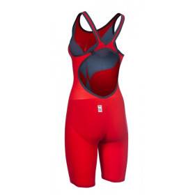 ARENA Powerskin Carbon Air² 2 Femme - Red - Dos Ouvert - Combinaison Natation Femme