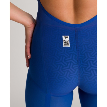 ARENA Carbon GLIDE Powerskin Dos ouvert - Ocean Blue - Combinaison Natation Femme | Les4Nages
