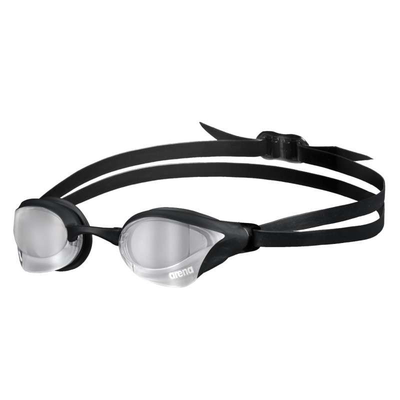 ARENA Cobra Core Swipe Mirror - Silver Black - Lunettes Natation