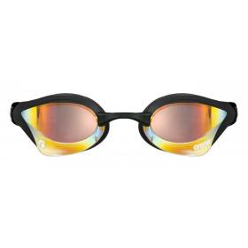 ARENA Cobra Core Swipe Mirror - Yellow Copper Black - Lunettes Natation