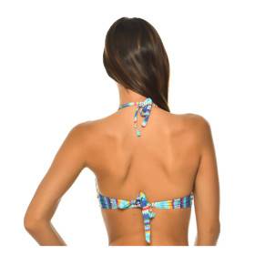 Haut de Bikini BANANA MOON Boro Chinka Bleu - Haut maillot de bain Plage 2 pieces