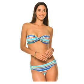 Haut de Bikini BANANA MOON Boro Chinka Bleu - Haut maillot de bain Plage 2 pieces