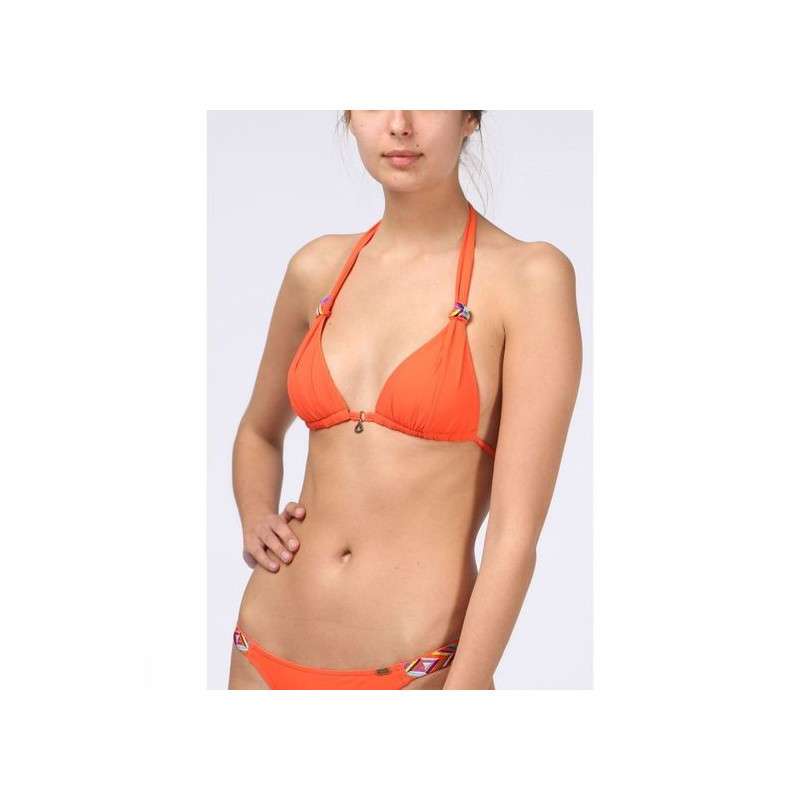 Haut de Bikini BANANA MOON Niko Naranja Orange - Haut maillot de bain Plage 2 pieces