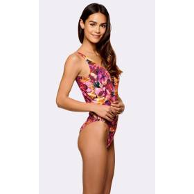 BANANA MOON Miller Tropisun Violet - Maillot Plage 1 pièce