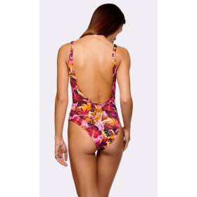 BANANA MOON Miller Tropisun Violet - Maillot Plage 1 pièce