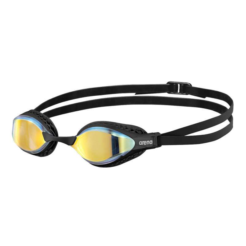 ARENA Air Speed Mirror - Yellow Copper Black - Lunettes Natation