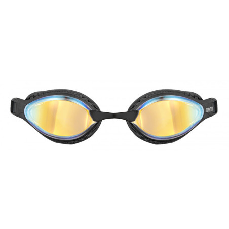 ARENA Air Speed Mirror - Yellow Copper Black - Lunettes Natation | Les4Nages