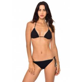 Haut de Bikini BANANA MOON GLEO CROCHET - NOIR - Haut maillot de bain Plage 2 pièces
