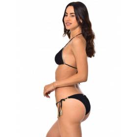 Haut de Bikini BANANA MOON GLEO CROCHET - NOIR - Haut maillot de bain Plage 2 pièces
