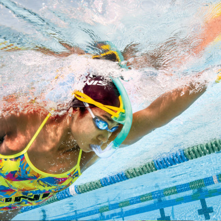 FINIS Stability Snorkel Speed Black - Tuba Frontal Natation | Les4Nages