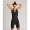 ARENA Carbon GLIDE Powerskin Dos ouvert - Black Gold - Combinaison Natation Femme