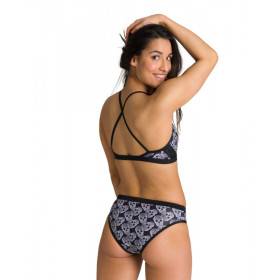 ARENA CRAZY POP SKULLS Black Multi - Maillot de bain 2 pièces