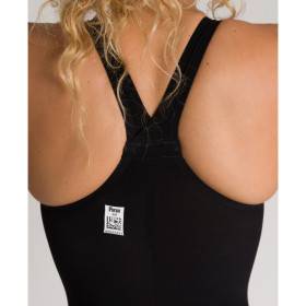 ARENA Powerskin Carbon Air² 2 Femme - Black Gold - Dos Fermé - Combinaison Natation Femme