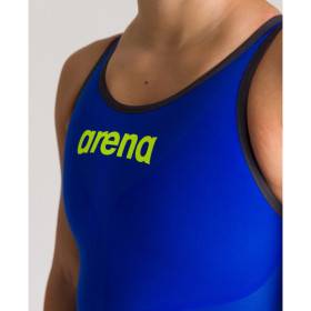 ARENA Powerskin Carbon Air² 2 Femme - Electric Blue - Dos Fermé - Combinaison Natation Femme