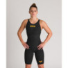 ARENA Carbon GLIDE Powerskin Dos Fermé - Black Gold - Combinaison Natation Femme