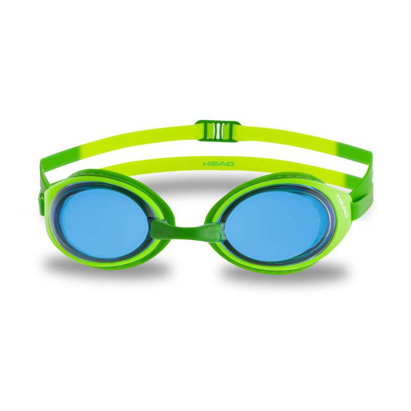 HEAD HCB COMP - Yellow Olive Blue - Lunettes Natation et Piscine