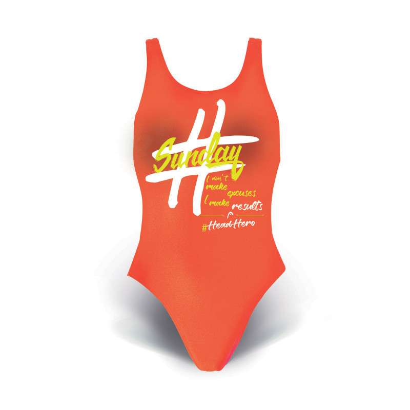 Head SWIMWEEK Sunday Coral - Maillot Natation Femme 1 piece