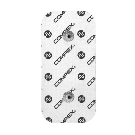 PACK 2 ÉLECTRODES COMPEX EASYSNAP PERFORMANCE 50 X 100 MM - 2 SNAP - BLANC | Les4Nages PACK 2 ÉLECTRODES COMPEX EASYSNAP PERFORMANCE 50 X 100 MM - 2 SNAP - BLANC | Les4Nages