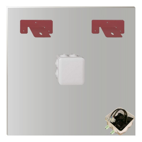 Compte-secondes de piscine mural IHM 629B - Grandes dimensions 1mx1m Etanche IP67