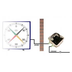 Compte-secondes de piscine mural IHM 629B - Grandes dimensions 1mx1m Etanche IP67