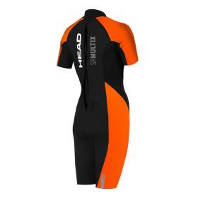 HEAD MULTIX Shorty 2,5 Lady - Black Orange - Combinaison Swimrun Femme