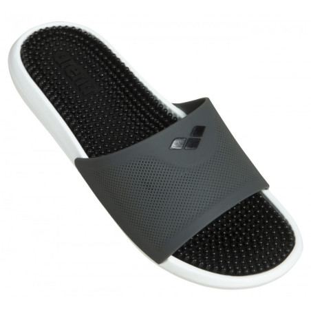 Arena MARCO - DARK_GREY-BLACK-WHITE - Claquettes Piscine | Les4Nages