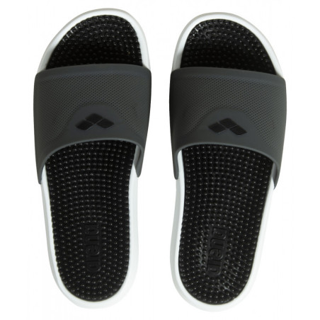 Arena MARCO - DARK_GREY-BLACK-WHITE - Claquettes Piscine | Les4Nages