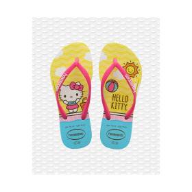 HAVAIANAS Kids Slim Hello Kitty - White - Tongs Junior