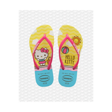 HAVAIANAS Kids Slim Hello Kitty - White - Tongs Junior