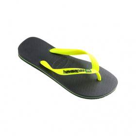 HAVAIANAS Brasil Logo New Graphite I25 - Tongs Junior