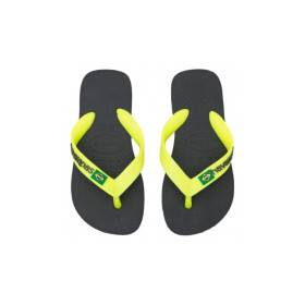 HAVAIANAS Brasil Logo New Graphite I25 - Tongs Junior