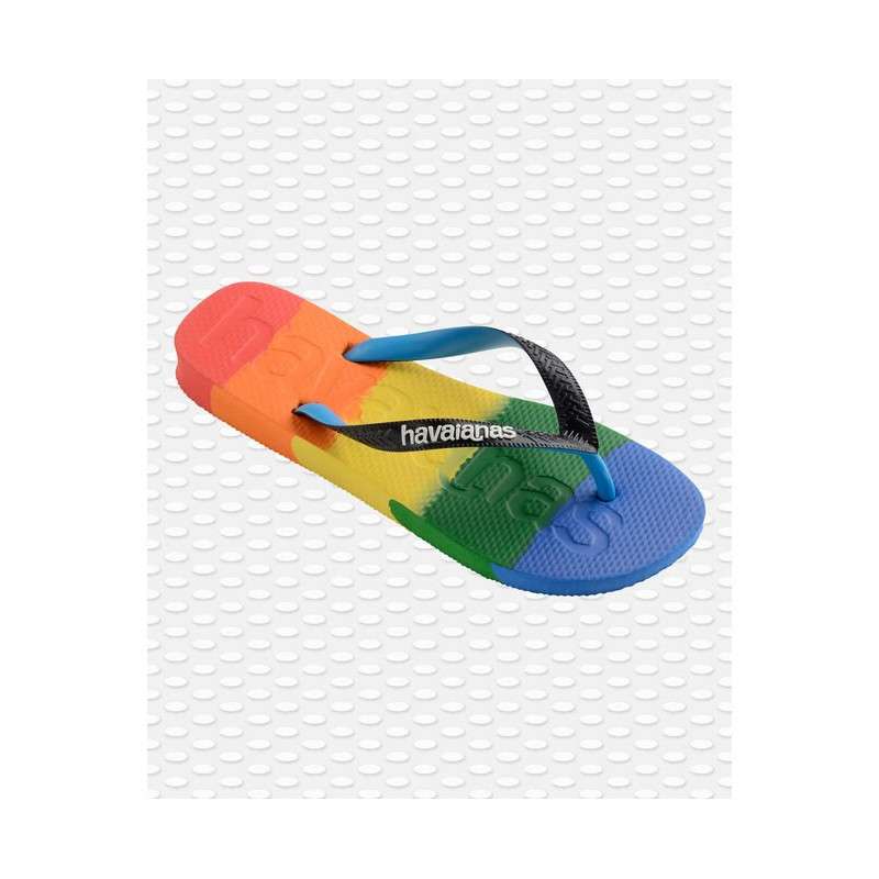 HAVAIANAS Top Logomania Multicolor Gradient Rainbow - Tongs Femme