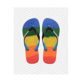 HAVAIANAS Top Logomania Multicolor Gradient Rainbow - Tongs Femme