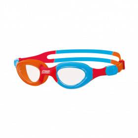 Lunettes Enfants ( 0 à 6 ans ) Zoggs Little Super Seal - Clear/ Orange & Red
